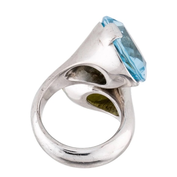 Pianegonda Topaz and Citrine Cocktail Ring - Picture 3 of 6